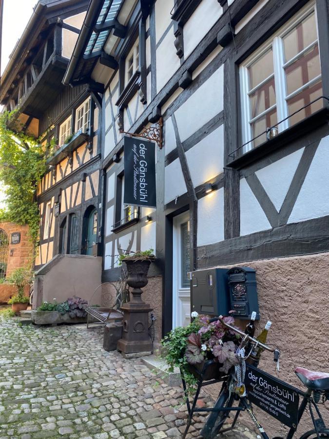 Der Gaensbuehl Auf Der Stadtmauer Aparthotel Gengenbach Buitenkant foto